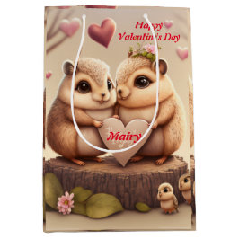 Animales cortos en bolsa de regalo para el medio d