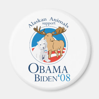 Animales de Alaska para el imán de Obama