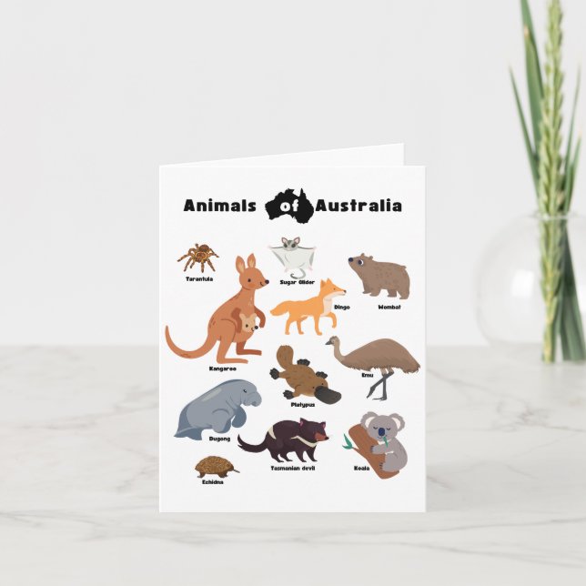 Animales de Australia Aussie Wildlife (Anverso)