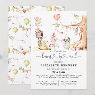 Animales de Bosque Primaveral Baby Shower por Corr