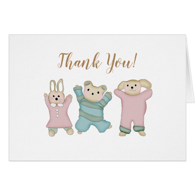 Animales de corte | BABY SHOWER (Anverso (Horizontal))