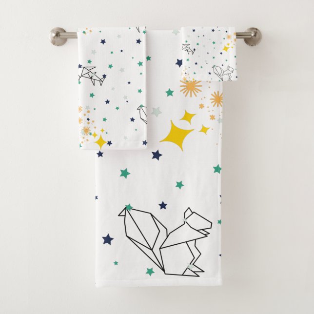 Animales de dibujo adorables estrellas niños blanc (In situ)