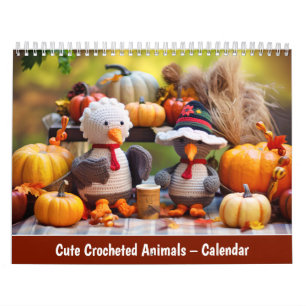 Animales de ganchillo adorables – Calendario