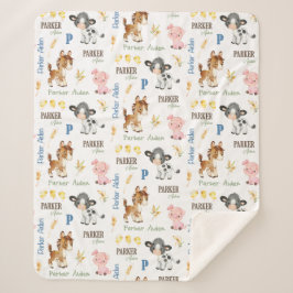 Animales de la granja Nombre Repetir la manta | Sh