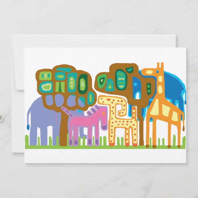 Animales de la jungla (Anverso)