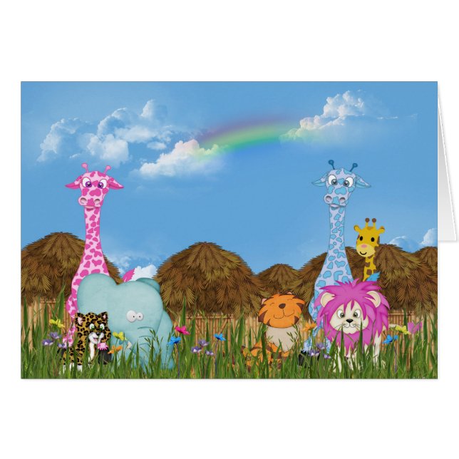 Animales de la jungla juvenil (Anverso (Horizontal))