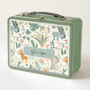 Animales De La Jungla Pastan A Niños Personalizado