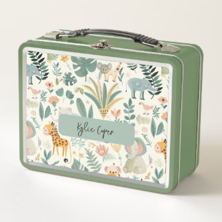 Animales De La Jungla Pastan A Niños Personalizado