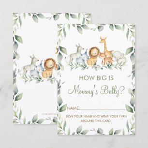 Animales de la selva cuán grande es la tarjeta de 