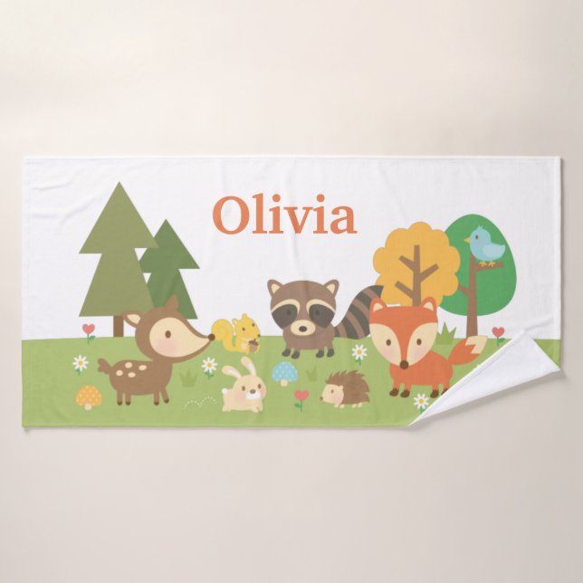 Animales de la Tierra de Oro de Cerveza Raccoon (Toalla de baño)