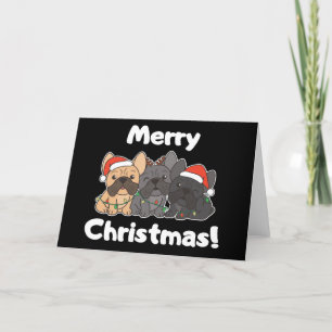 Animales de Navidad de Bulldog Francés Perros Boni
