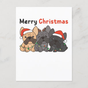 Animales de Navidad de Bulldog Francés Perros Lind