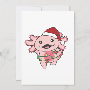 Animales de Navidad de Invierno Axolotl Axolotls