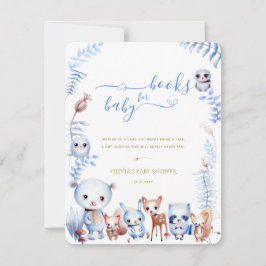 Animales de Woodland traen una tarjeta de Baby Sho