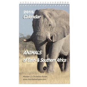 ANIMALES del calendario 2015 1-Pg. de África