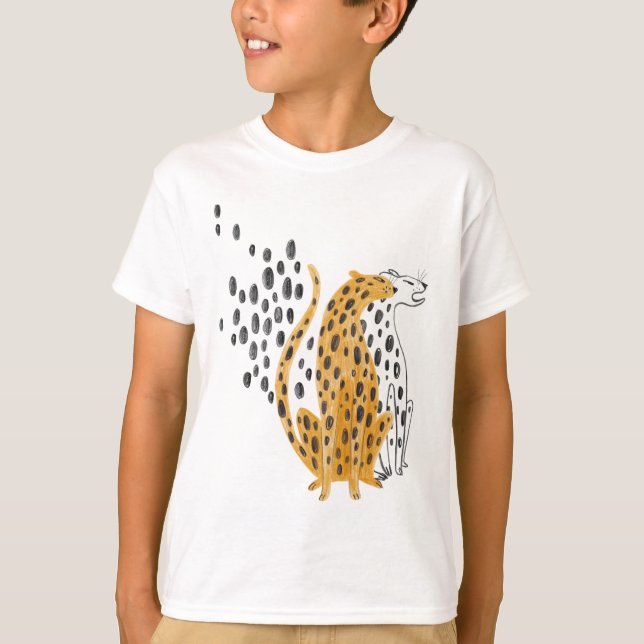 Animales divertidos niños camiseta (Anverso)
