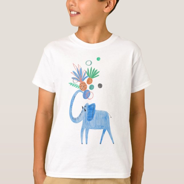 Animales divertidos niños camiseta (Anverso)