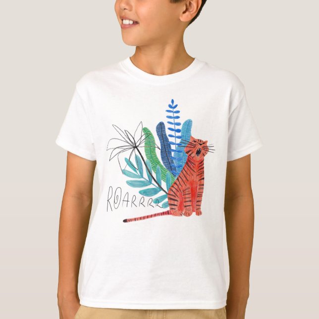 Animales divertidos niños camiseta (Anverso)