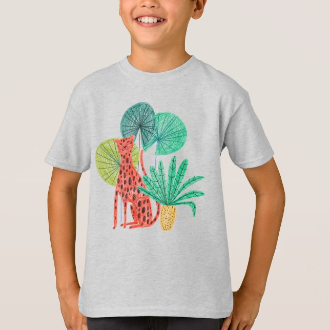 Animales divertidos niños camiseta (Anverso)