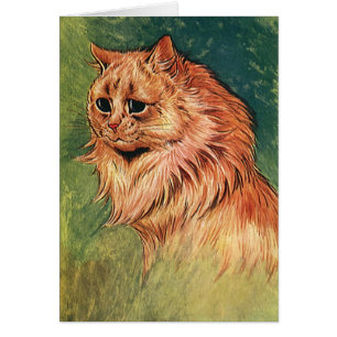 Animales domésticos antiguos, gato naranja de pelo