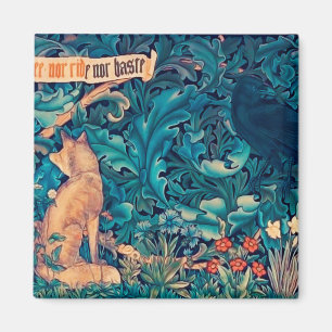 Animales en el bosque, imán William Morris