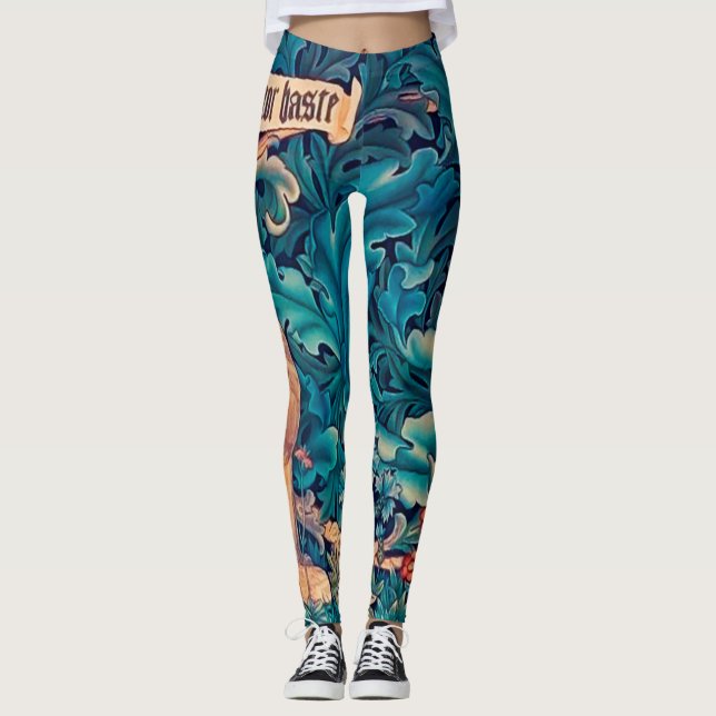 Animales en el bosque, William Morris Leggings (Anverso)