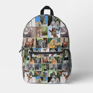 Animales en la naturaleza Mochila para niños salva
