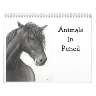 ANIMALES EN LÁPIZ: CALENDARIO DE LOS DIBUJOS DEL