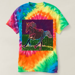 ANIMALES espirales del CABALLO de la camiseta del