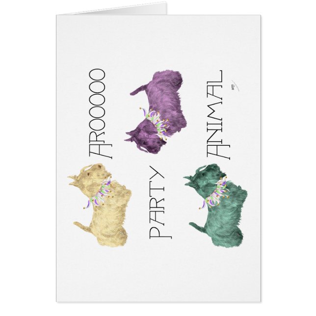 Animales Fiestas de territorios escoceses (Frente)