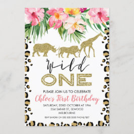 Animales imprimen invitación de un cumpleaños a Sa