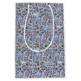 Animales medievales mille fleurs bolsa de regalo a