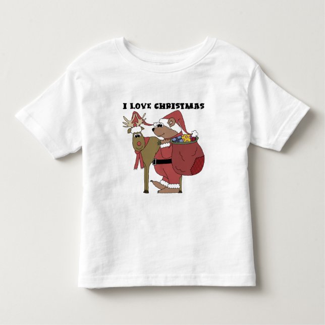 Animales que amo Navidades camisetas y regalos (Anverso)
