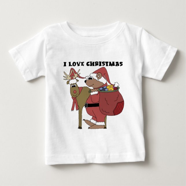 Animales que amo Navidades camisetas y regalos (Anverso)