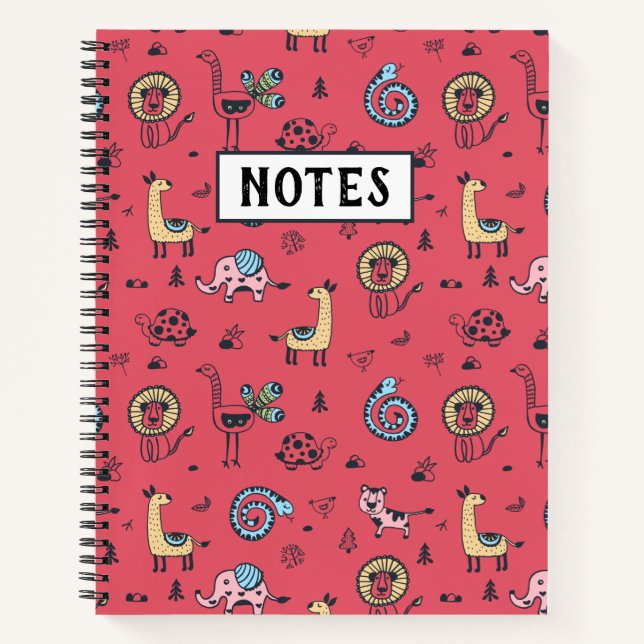 Animales Salvajes Jungle Cuaderno (Anverso)