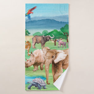 Animales silvestres de África al fondo del mar