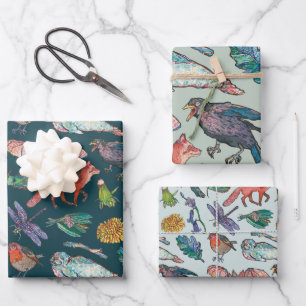 Animales silvestres de Irlanda envuelto de papel v