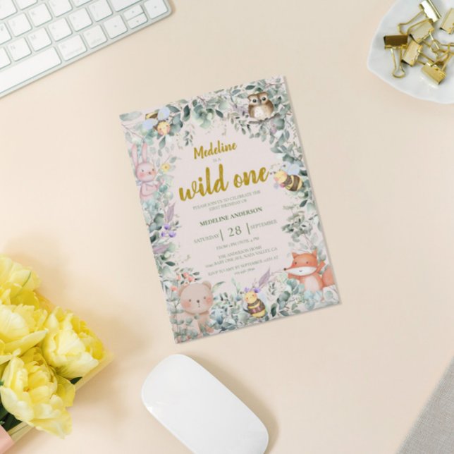 Animales silvestres de un bosque Invitación al pri (Subido por el creador)