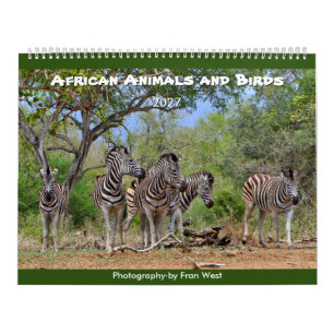 Animales y Aves Africanas Calendario 2027