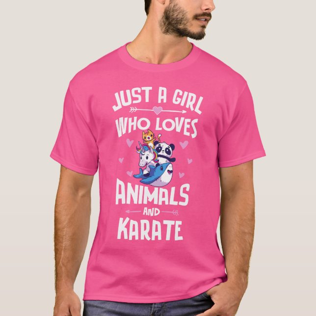 Animales Y Regalos De Camisa De Karate Para Mujere (Anverso)