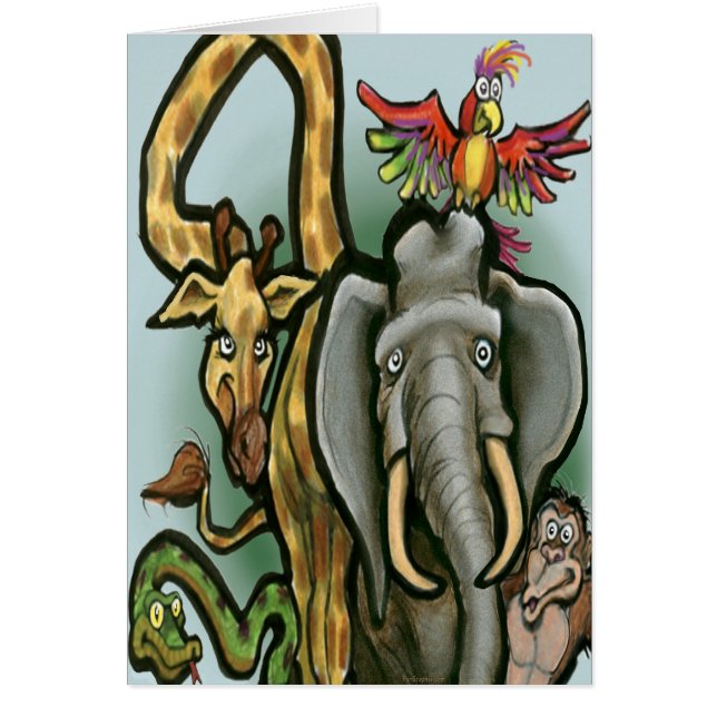 Animales zoológicos (Frente)