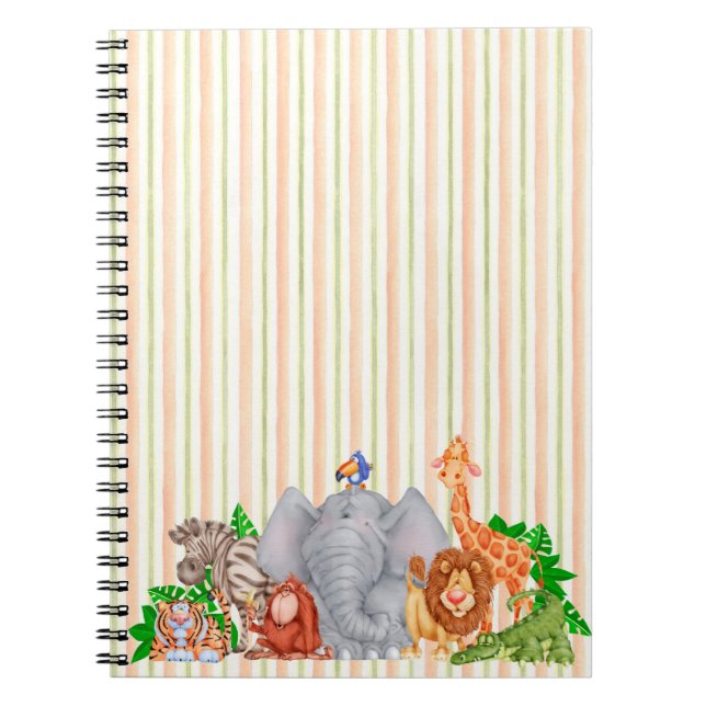 Animales zoológicos - Cuaderno (Frente)