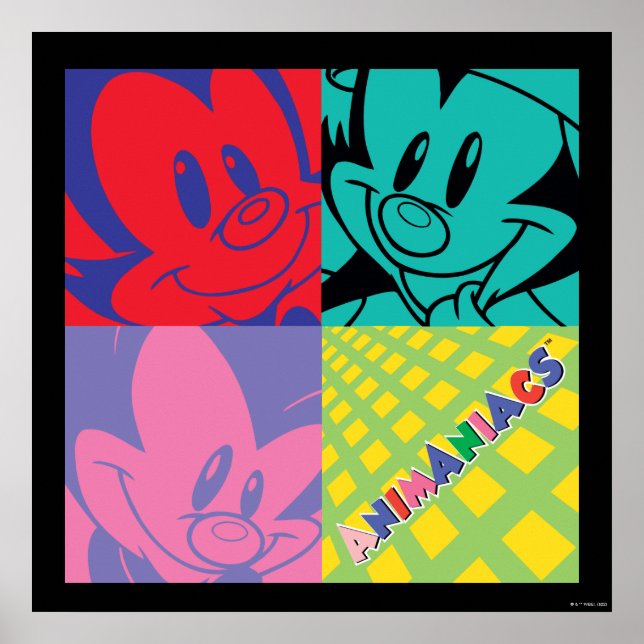Animaniacs | Gráfico de arte pop de Warner Sibling (Frente)