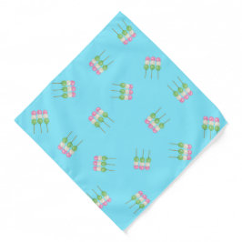 Anime Blue Pastel Dango Bandana