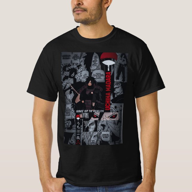 Anime: Camiseta del legado de Madara Uchiha (Anverso)