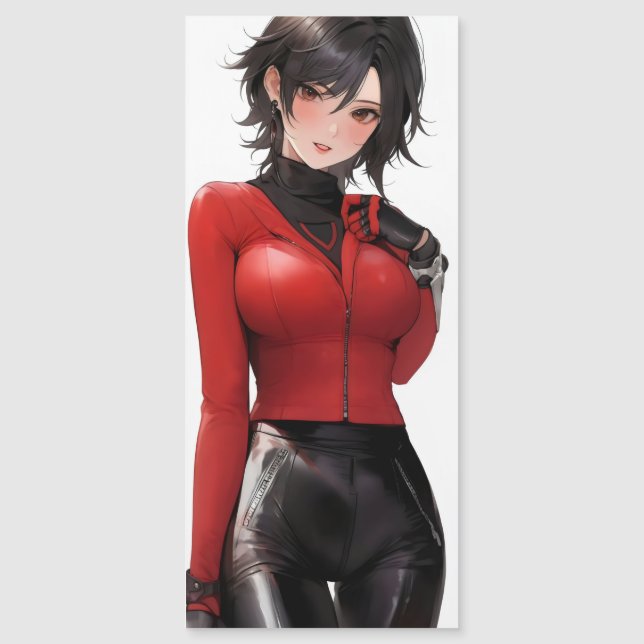 Anime Chica en cuero (Anverso)