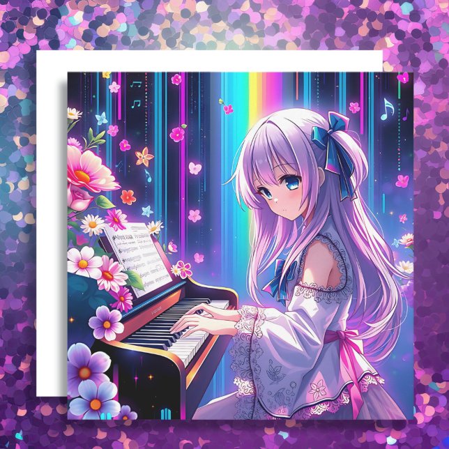 Anime Chica jugando al piano (Subido por el creador)