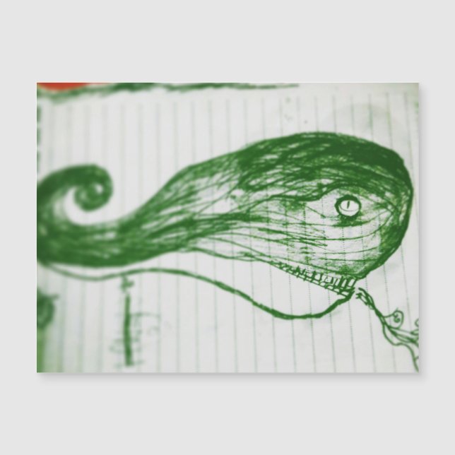 anime de la ballena verde dibujando manga (Anverso)
