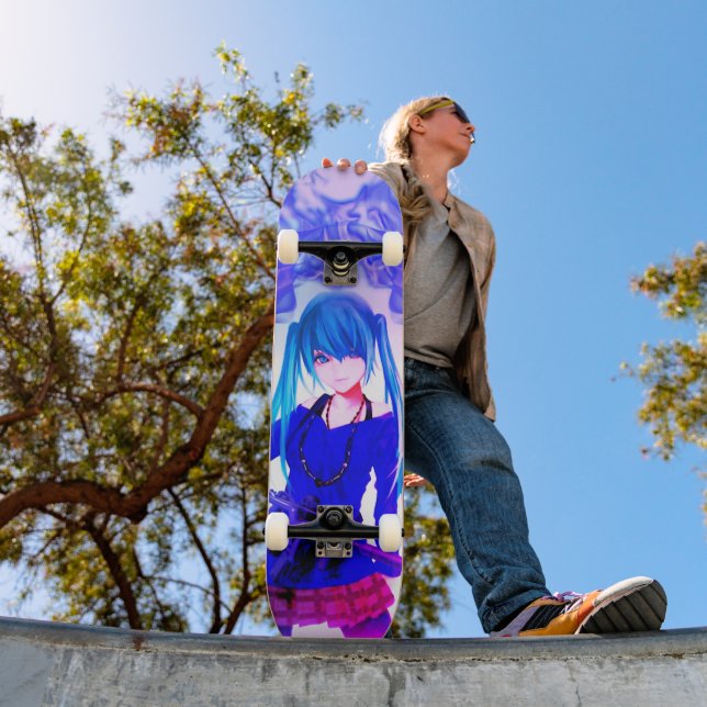 Anime girl Skateboard (Exterior 1)