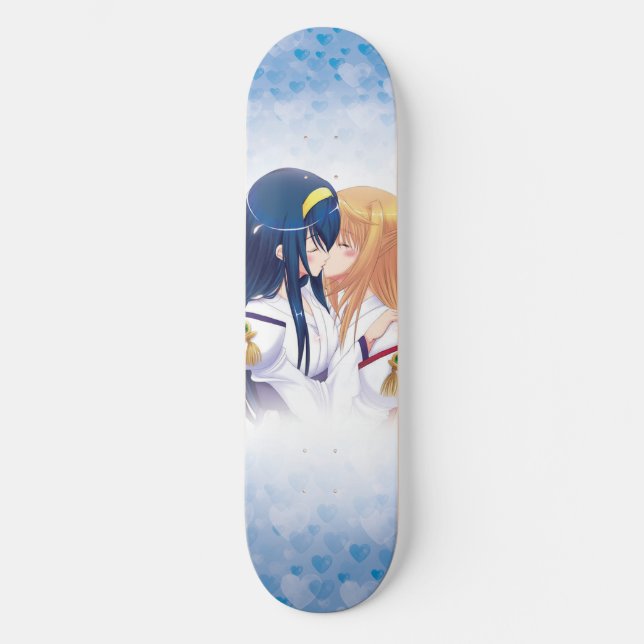 Anime girl Skateboard girly and cartoon fantasy (Anverso)